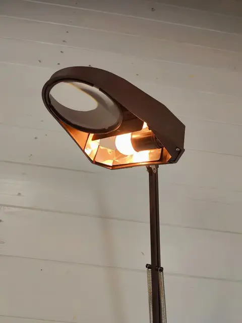 MASSIEVE - MOOIE VINTAGE LOEPLAMP (1) - Metal, kunststof