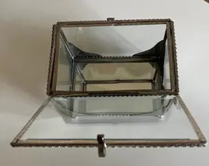 Juwelendoosje - geslepen glas