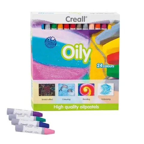 Oliepastels – Creall Oily – 24 Kleuren