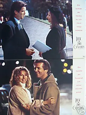 THE MIRROR HAS TWO FACES lobbycard set.