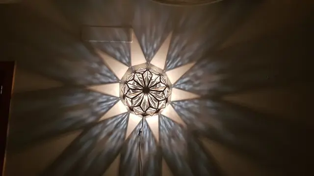 plafondlamp in granada-stijl - Kristal, metaal