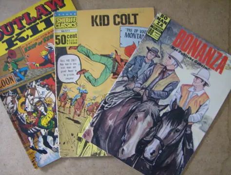 Western comics adv 3885