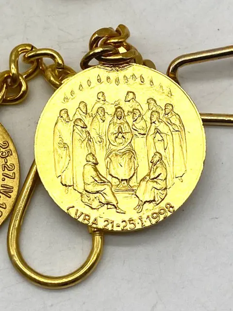 Heilige Paus Johannes Paulus II - apostolische reizen 1996/1997/1998 gezegende en gedoneerde (8) - Brons