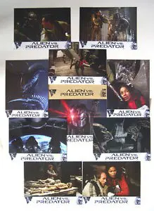 ALIEN VS PREDATOR lobbycard set.