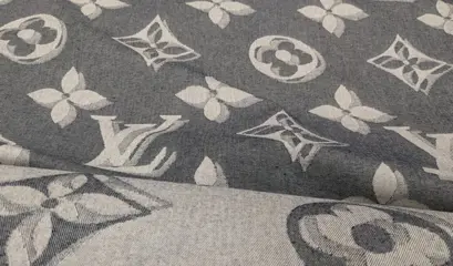 Cut Vuitton 3D Denim processing garen geverfd 320 x 145 cm - Katoen - 21e eeuw