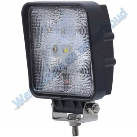 Led werklamp vierkant 10-30V 15W Radio ontstoord