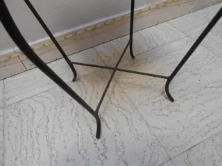 Bijzettafel (1) - Art Deco - Aardewerk, IJzer (gegoten/gesmeed)