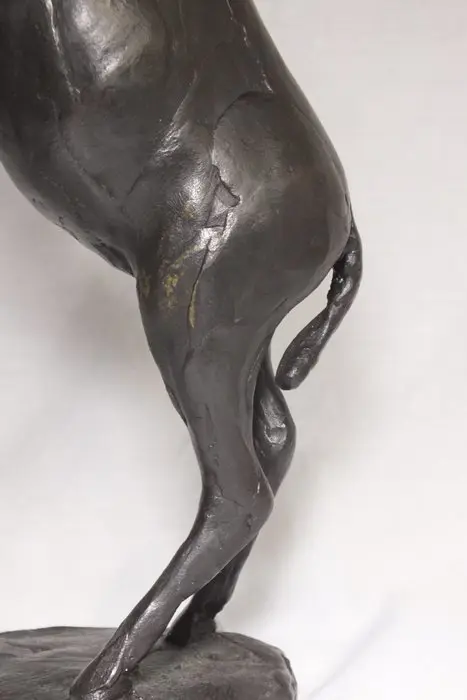 Beeld - Geit - 29 cm - 1,8 kg - Brons