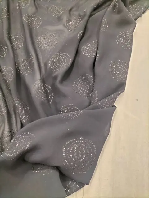 Lichte zijde made in Italy 145 x 500 cm - Zijde, acryl - 21e eeuw