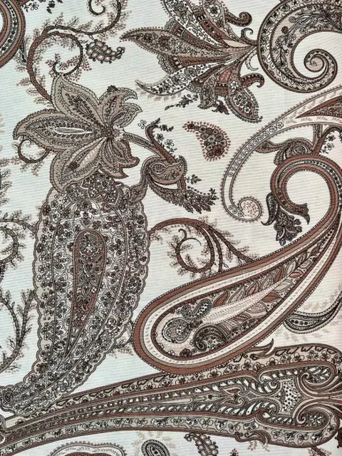 Groot stuk stof, paisley print. 3.00 x 2.80 - Katoen - 21e eeuw