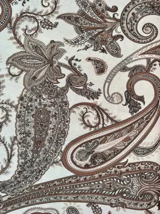 Groot stuk stof, paisley print. 3.00 x 2.80 - Katoen - 21e eeuw