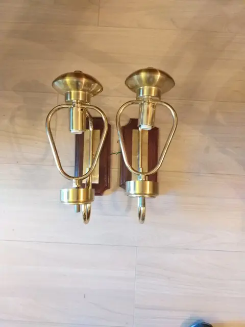 Muurlamp (2) - Modern - Kristal, Messing