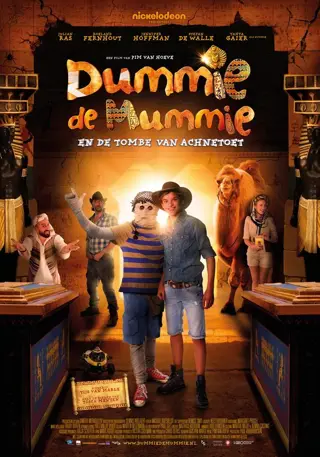 DUMMIE DE MUMMIE EN DE TOMBE VAN ACHNETOUT poster.
