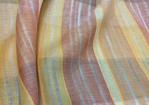 Linnen gordijn gesneden - 610 x 340 cm - Linnen - 21e eeuw