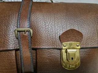 Jaren 60 werktas - eco leer