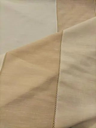 vintage linnenmix stof gemaakt in Italië - 600 x 165 cm - Katoen, Linnen - 21e eeuw