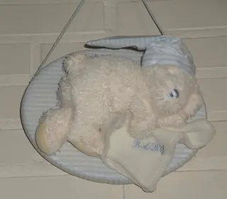 PLUCHE BEER BABY BLAUW 32 STUKS Appletree NIEUW!