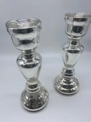 Waxinelichthouder (2) - Glas