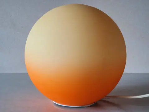 Honsel Leuchten - Duitse lamp "Mars" - Glas, Legering