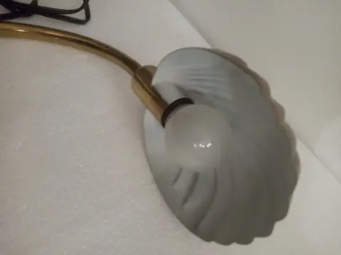 Bureaulamp (1) - Messing en ijzer