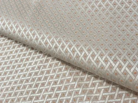 Kostbare San Leucio damaststof met geweven decoratie - 290 x 180 cm - Katoen - 21e eeuw