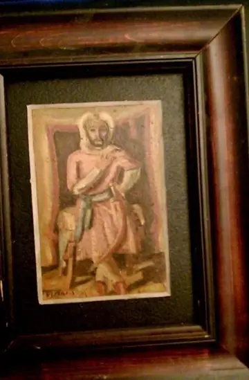 Kees Maks '' Ïndische krijger "'