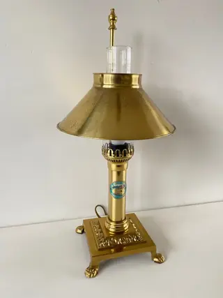 Paris Orient Express Istanbul brass table lamp - Koper, Messing