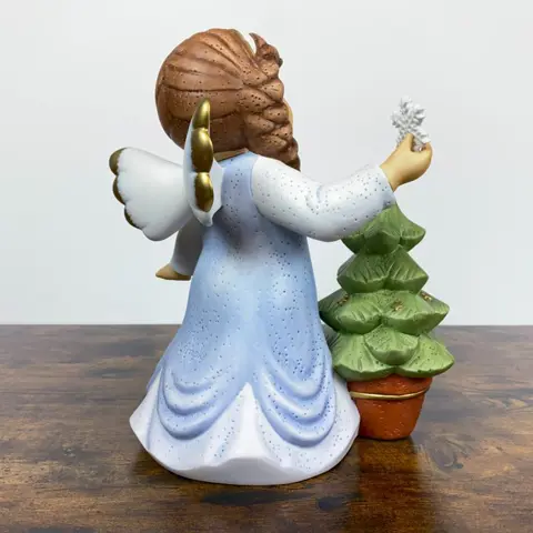 Grote gelimiteerde oplage Goebel Nina & Marco Beeldje - Mein Funkelndes Weihnachtsbaumchen - - Porselein