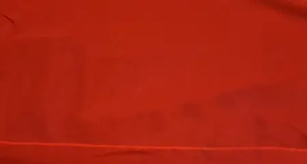 Groot rood linnen draadgordijn met lood 620 x 300 cm - Linnen en polyester - 21e eeuw