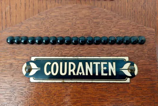 Kranten/Tijdschriften houder - Art Deco - Hout (Eik)