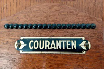 Kranten/Tijdschriften houder - Art Deco - Hout (Eik)