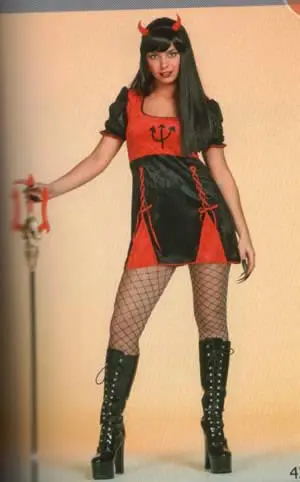 Duivelin sexy in de maten 36 T/m 46