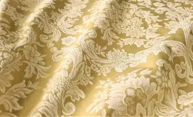 Mooie dubbelhoge stof San Leucio - 600 x 165 cm - Hars/polyester, Katoen, Zijde - 21e eeuw