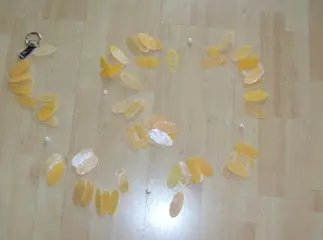 TINGELTANGEL GEEL 1,85 MTR NIEUW