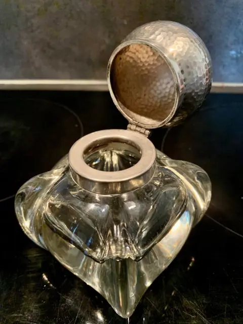 Glazen object - .800 zilver