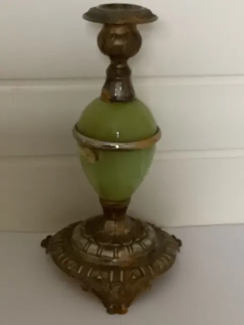 Really Stylish - Kandelaar (2) - Art Nouveau - Messing, Onyx