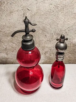 Antieke Collectie Sifon - Glas en Lood (2) - glas en lood