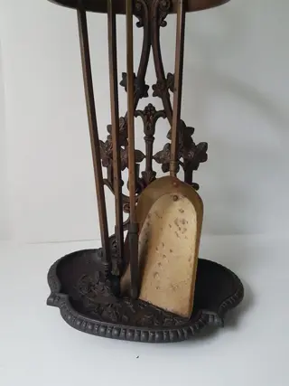 Haardstel - Messing / Smeedijzer