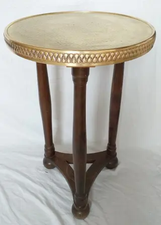 Rokerstafel (1) - Art Deco - Hout, Koper