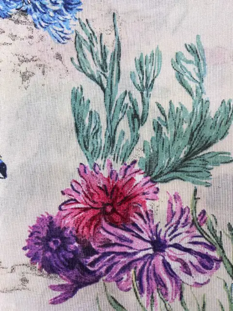 2 x 280 x 125 cm - elegante minimal chic stof met maritiem thema - Katoen - 21e eeuw