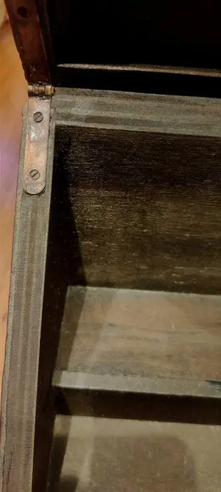 bureaudoos, organizer (1) - Hout, leer