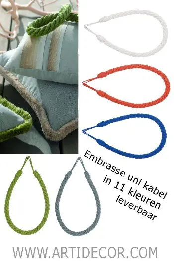 Embrasse Uni kabel (leverbaar in 11 kleuren)