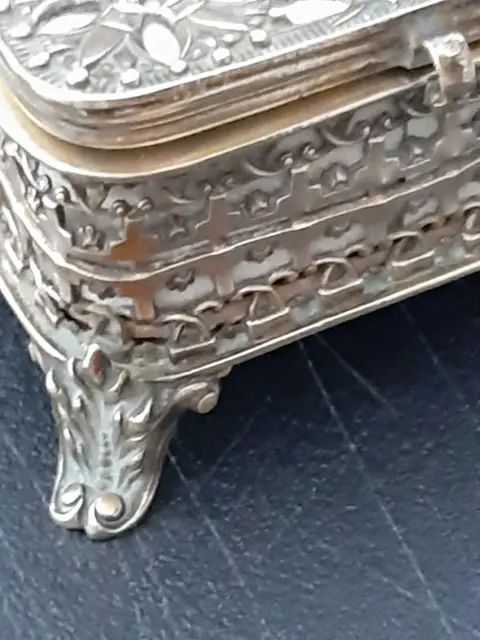 Doos (1) - Art Nouveau - Messing