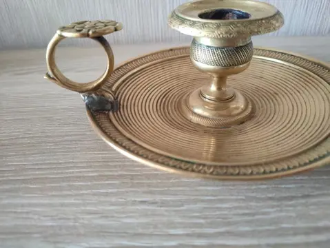 bronzen kandelaar - Brons