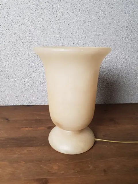 Stijlvolle Albast Kelklamp - Albast