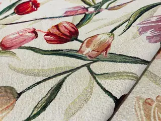 5,00 x 1,40 meter!!! Elegante veelkleurige gobelin stof - Hars/polyester, Katoen - 21e eeuw