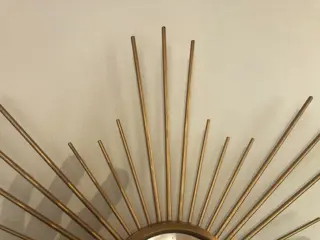 heks spiegel - metaal en glas