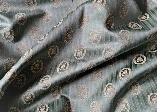 Schitterend hoogwaardig Jacquard restant 4.00 x 1.40 m - Hars/polyester - 20e eeuw