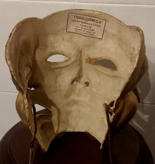 Masker, Venetiaans, tragikomisch (1) - Papier-maché