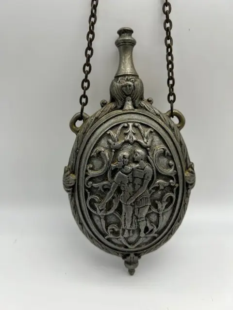 Amulet, Badges, Hanger, Metaalwaren, Votiefgeschenk (1) - Jugendstil - metaal